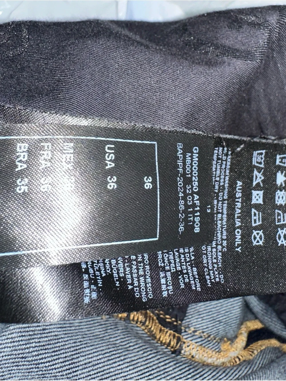 Giorgio Armani Straight-Leg Dark Indigo Jeans